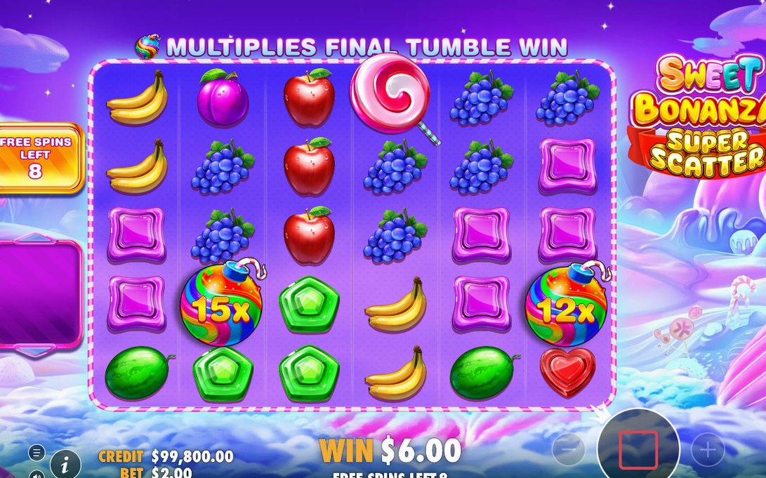 Free Spins on special reels, with no SUPER SCATTER