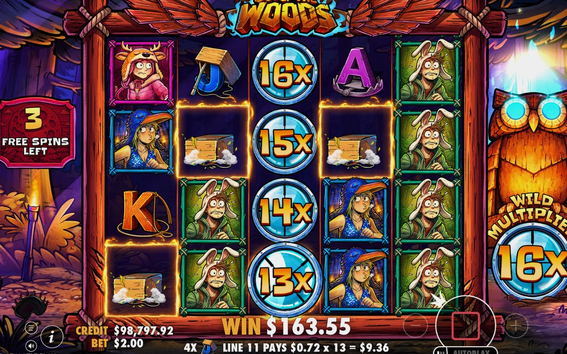 Free Spins play on the 5x4 grid