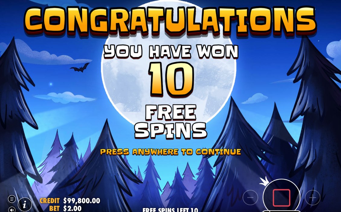 Free Spins round with a MULTIPLIER WILD stack